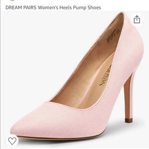 Pink Suede Pumps worn once excellent condition